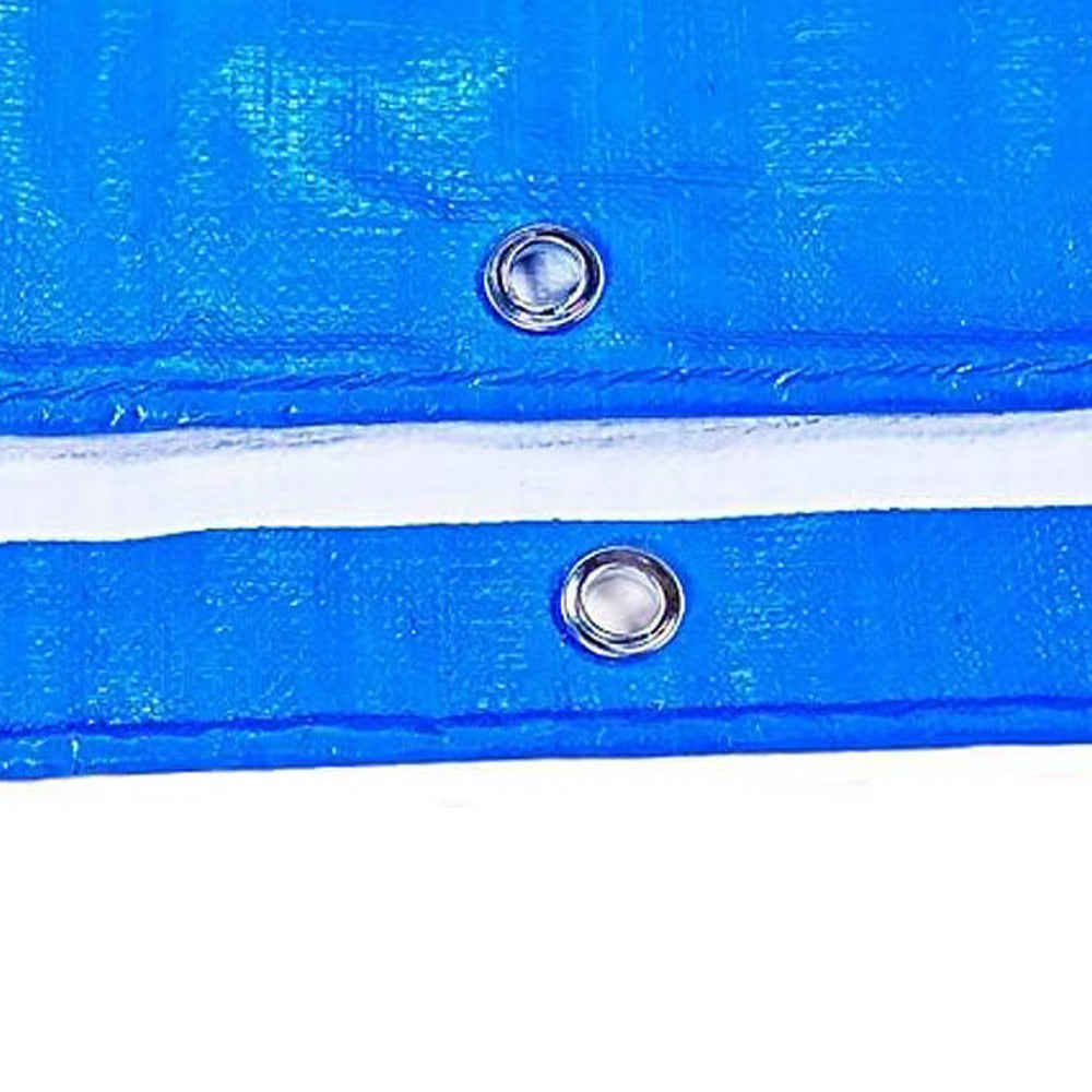 Lona con ojales metálicos |Lona ripstop para exteriores |Bordes reforzados |Ideal para tiendas, camping, techos y uso polivalente |Azul