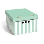 Caja de almacenamiento decorativa de cartón, 1 pieza, con estampado, para ropa, artículos pequeños, documentos, ideal para hogar, oficina o armario, dimensiones: 35x26.3x18.6 cm