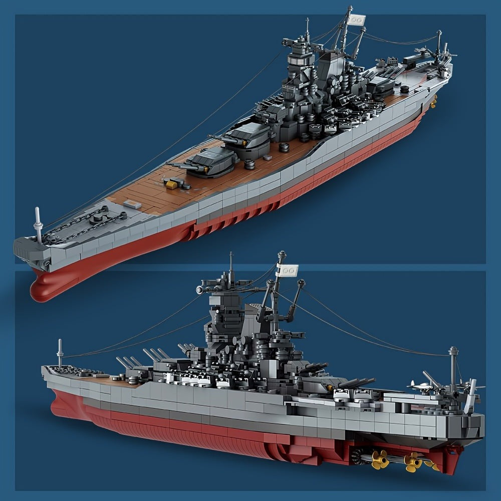 2569 piezas, Set de bloques de construcción de barcos 1:300, la mejor decoración para el estante de colección de barcos de navegación MOC, el mejor regalo para amigos que aman los barcos y les gusta construir bloques de construcción, M7001