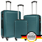 Juego de Equipaje de 3 Piezas con Carcasa Dura - Maleta XL de Equipaje de Mano, Juego de Maletas con Ruedas de 3 Piezas, Juego de Equipaje de Viaje, Oferta de Juego de 3 Maletas