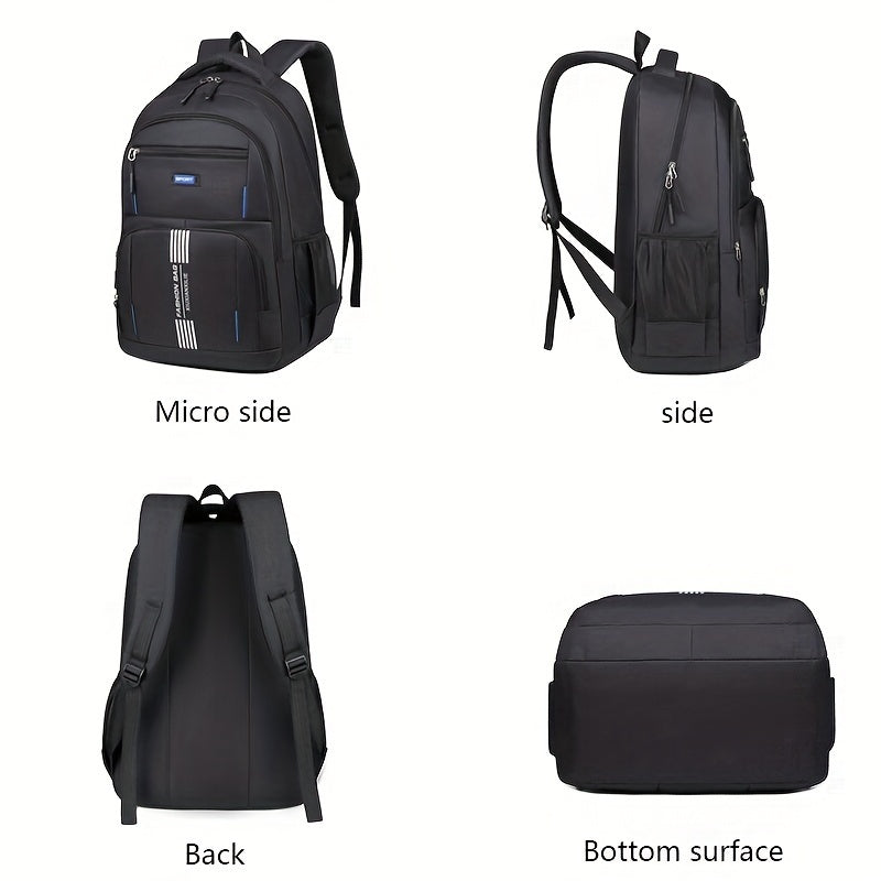 Mochila para hombre, multi-compartimento, gran capacidad, mochila de viaje de moda, bolsa para portátil, mochila escolar para ir al trabajo