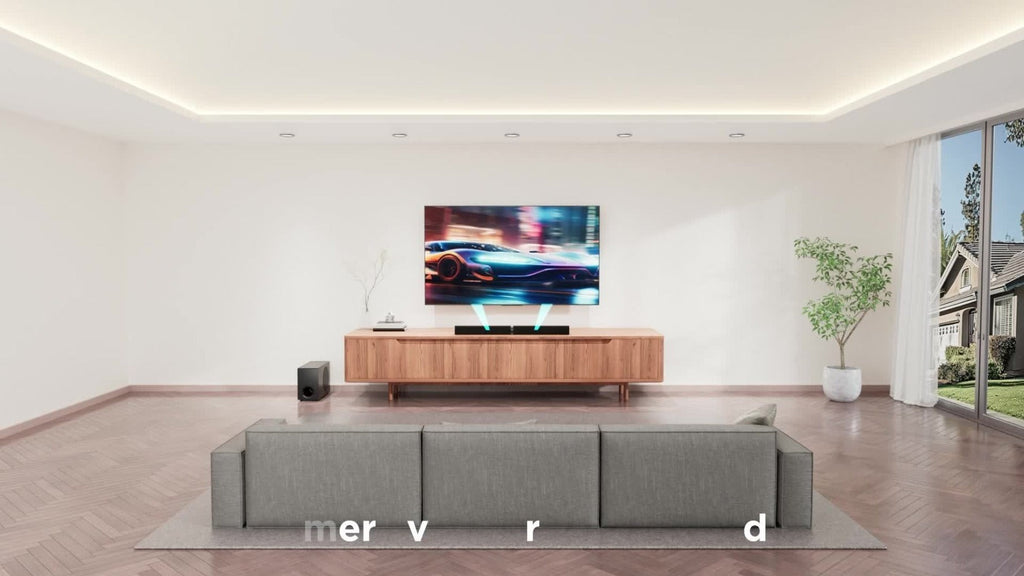 Barra de sonido con subwoofer, barra de sonido para Smart TV, barras de sonido inalámbricas 5.0, graves profundos, sistema de audio para TV con ARC/Opt/AUX para sonido de cine en casa mejorado, altavoz con control remoto por infrarrojos