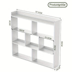 Estantería de Madera/Divisor de Ambiente 102*20*90cm, Unidad de Almacenamiento de Gabinete de Exhibición de 4 Niveles, Divisor de Ambiente, Partición, Librero, Estantería