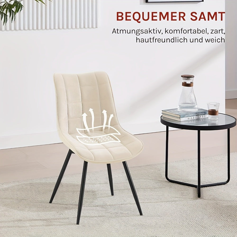 2 sillas de comedor, silla giratoria, silla de cocina, silla de sala de estar, sillón con respaldo, asiento de terciopelo, para cocina, sala de estar, sala de estar