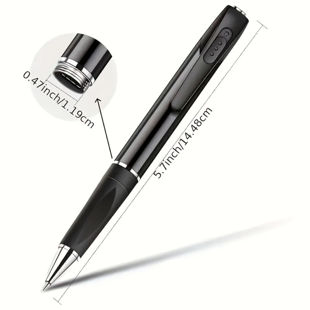Cámara Portátil Tipo Lápiz 1080P, Recargable y Fácil de Transportar, Ideal para Grabar Reuniones, Conferencias y Clases. Perfecta para Empleados, Estudiantes y Periodistas