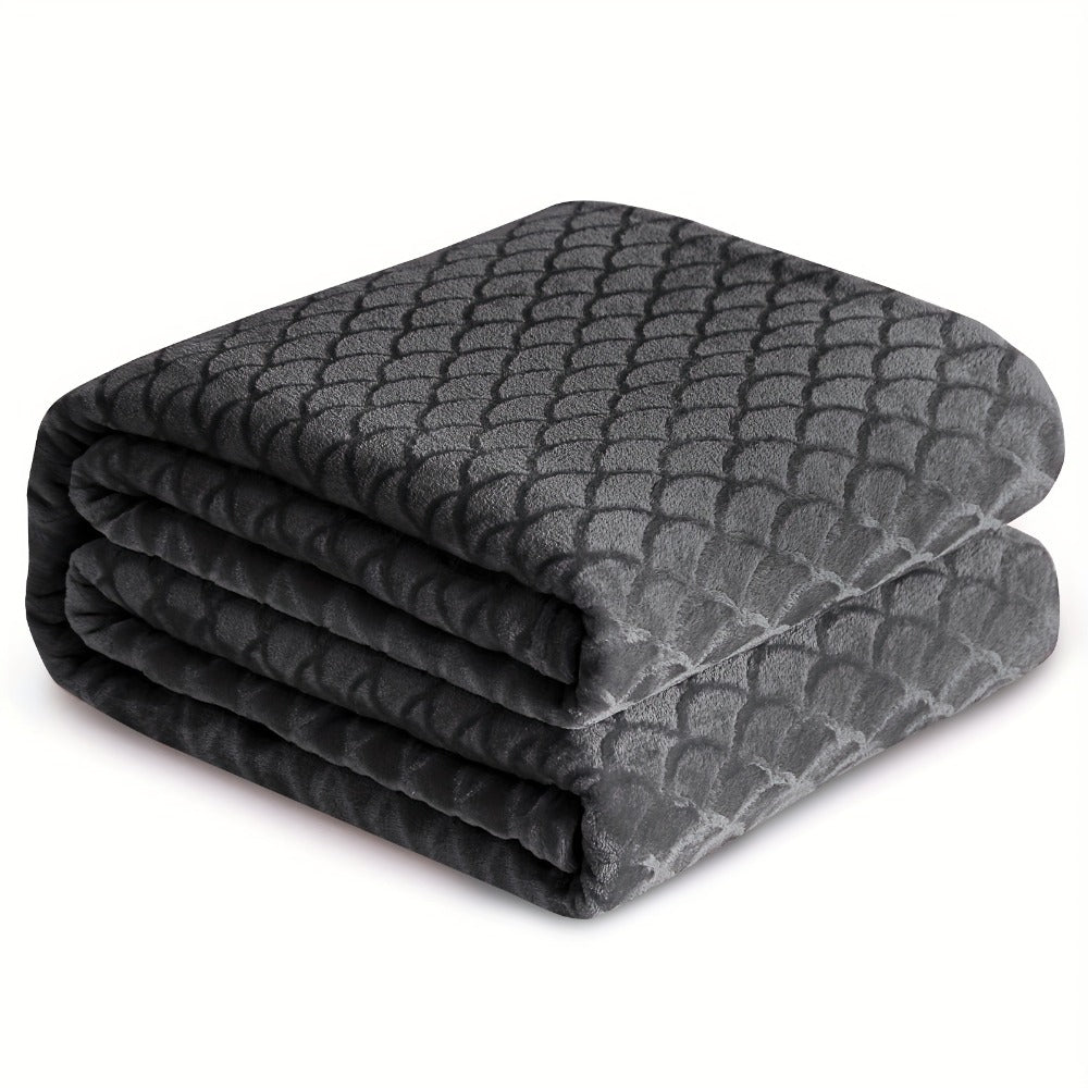 1 manta suave esencial para todas las estaciones - Manta ligera con estampado floral, manta de franela lavable a máquina para cama, sofá, coche y uso en exteriores - Múltiples colores para elegir, regalo acogedor