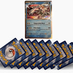 10 Cartas Originales de Pokémon Reversas/Holo, Cartas Brillantes de Pokémon en Inglés - Holográficas/Reversas con Foil - Cartas Surtidas