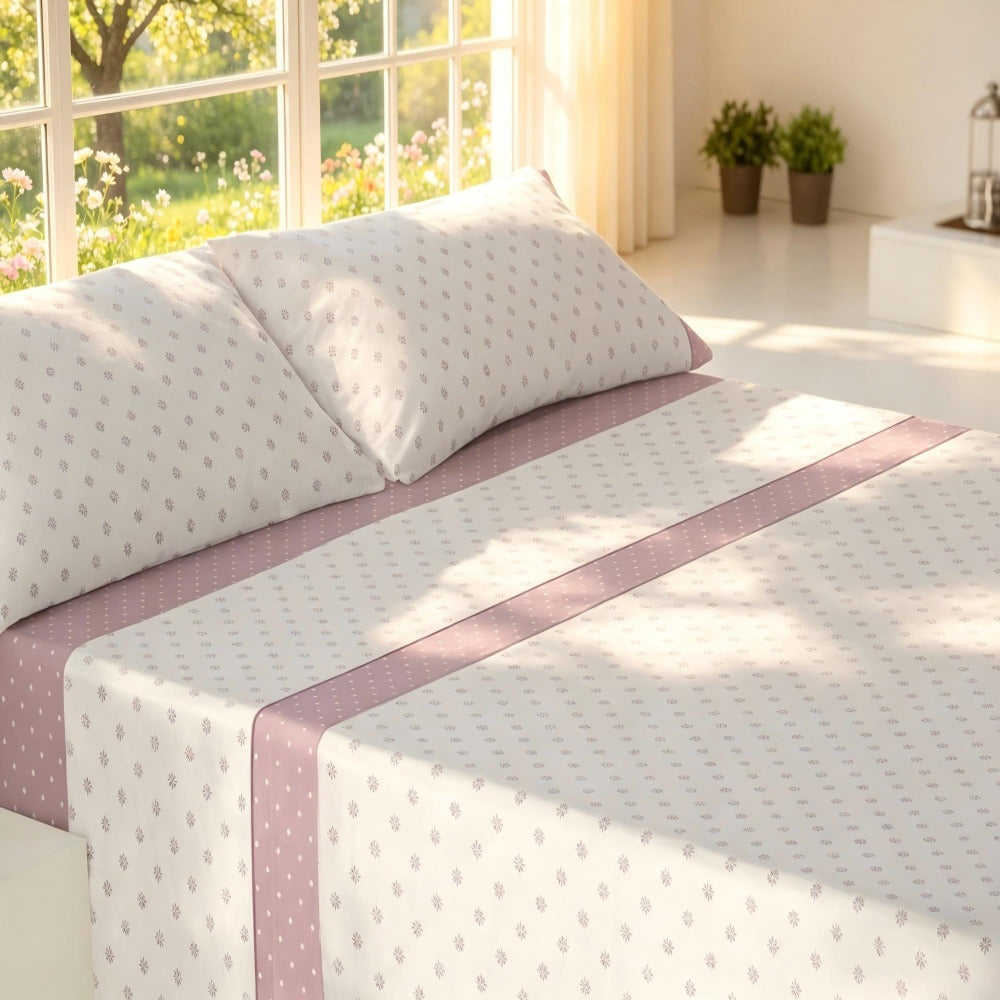 Juego de sábanas de 3/4 piezas | Juego de sábanas de verano de 3/4 piezas | Tejido suave | Suave al tacto | Cómodo y transpirable | Juego de sábanas estampadas de 3/4 piezas | 90×190 105×190 135×190 150×190 180×190