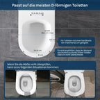 Tapa de inodoro de cierre suave 1pc | Baño, recambio e instalación rápida