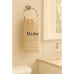 Toalla de baño personalizada con nombre, hermosamente bordado, toalla personalizada con nombre, toalla de baño