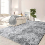 1pc alfombra de felpa suave, alfombra antideslizante, alfombra para cabecera, tapete tie dye para sala, decoración del hogar, colchoneta para mascotas, alfombra para dormitorio o sala, ideal para decoración navideña y Halloween