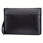 Bolso de mano de cuero para hombre Leathario, bolso tote con ranura, bolso tote pequeño con cremallera, gran capacidad para oficina, conferencias, viajes, almacén local