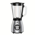 SUPERLEX Profi-Mixer 800W con Recipiente de Vidrio de 1.5L, Cuchillas de Acero Inoxidable 4 Plegables (SUS301), 2 Velocidades + Función de Pulso, Triturador de Hielo, Doble Seguridad - Batidora de Alto Rendimiento para Batidos y Hielo