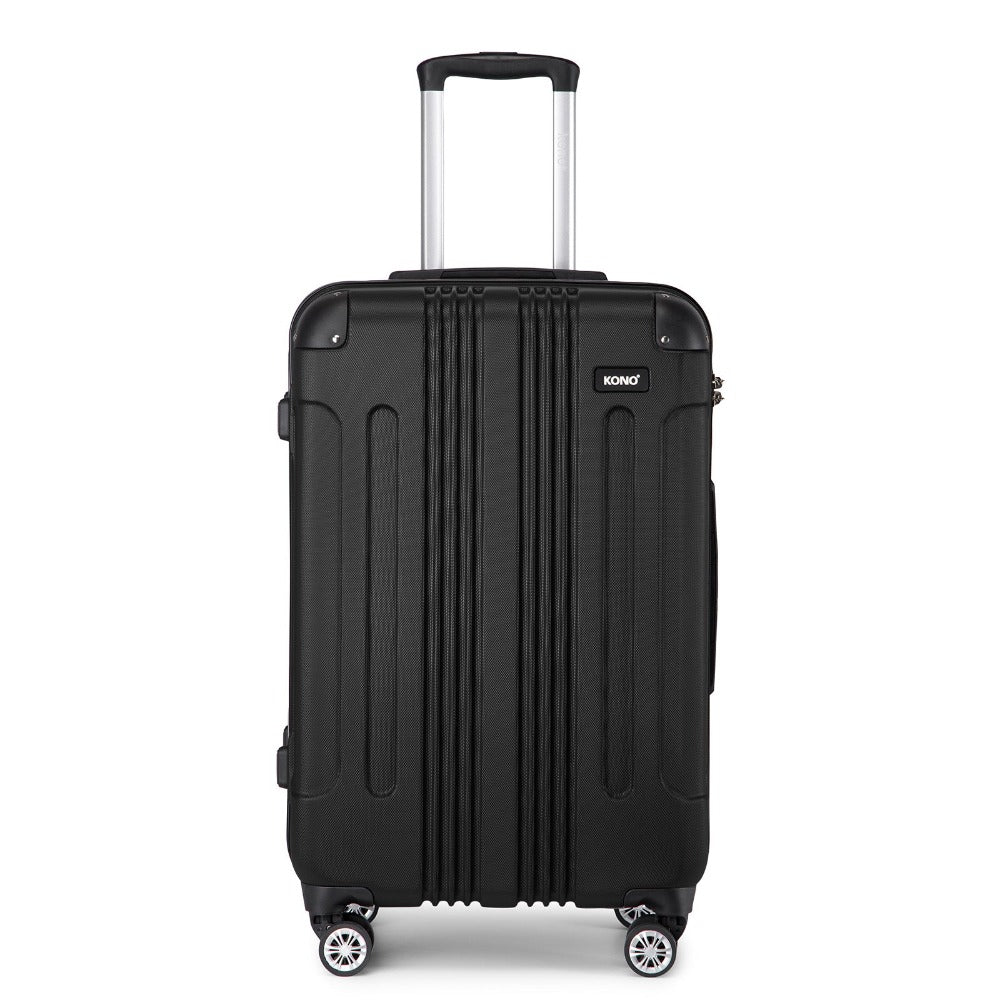 Maleta de embarque de carcasa rígida ABS 55x35x20cm, carrito de viaje, equipaje de mano de cabina, 33L, regalo de Black Friday, Día de Acción de Gracias, Navidad