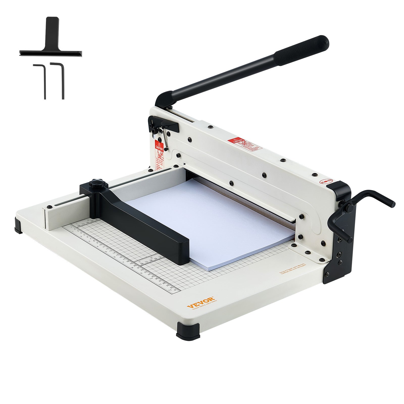 VEVOR Cortadora de papel 12" A4 Cizalla de papel Trimmer 400 Hojas Capacidad Base metálica