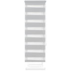 Estor enrollable de día y noche de doble capa, sin taladro, fácil instalación, resistente y duradero