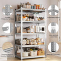 Set de 1/2pzas Estanterías Metálicas de 180x90x40cm. Sistema Sin Tornillos, 5 Baldas Ajustables (175KG/Nivel). Ideal para Sótano/Almacén.