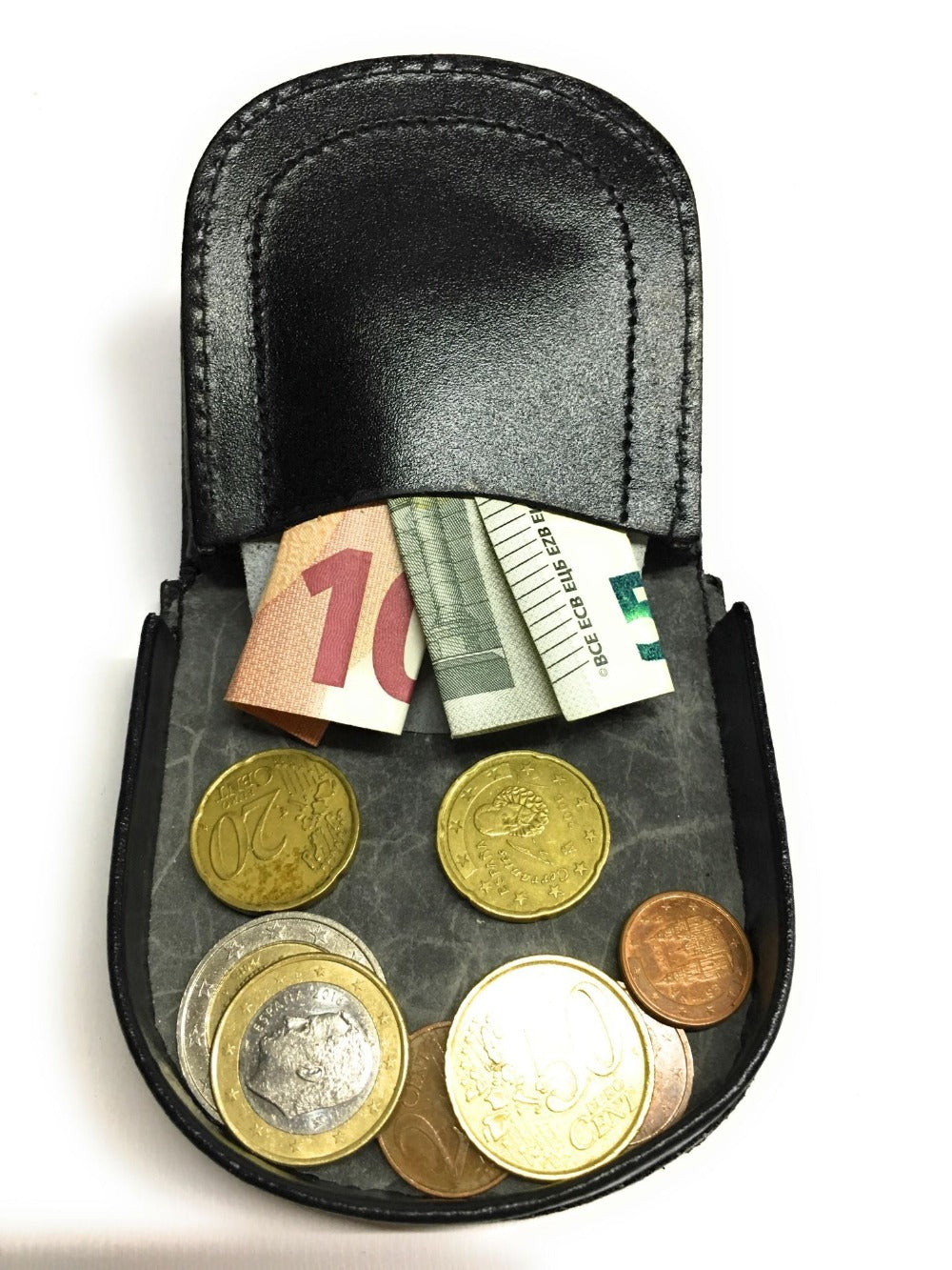 Monedero para Monedas Clásico Piel De Ubrique, Resistente, Duradero con un Diseño Elegante