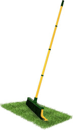 PLANTAWA Cepillo para Césped Artificial con Mango Extensible Desmontable 0,80–1,40 m | Limpieza, Peinado y Mantenimiento de Césped Sintético, Alfombrillas y Jardín