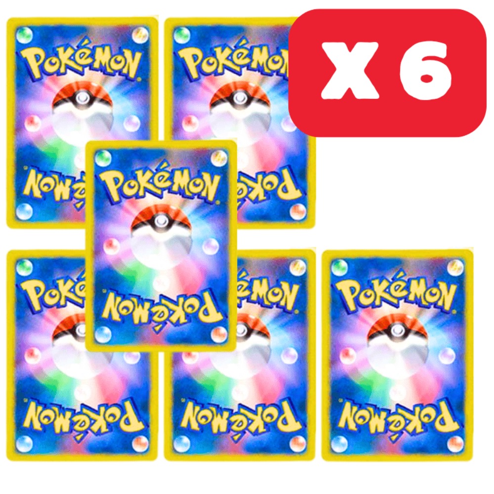 6 Cartas Pokémon EX – Juego de 6 Cartas EX Oficiales Japonesas, Raras o Brillantes