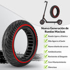 Neumático Rueda macizas, Ruedas de Repuesto para Xiaomi M365 y Pro Antideslizante Amortiguar Reemplazo de llanta M365 Neumático de 8,5 Pulgadas para Llanta Delantera/Trasera Nedong