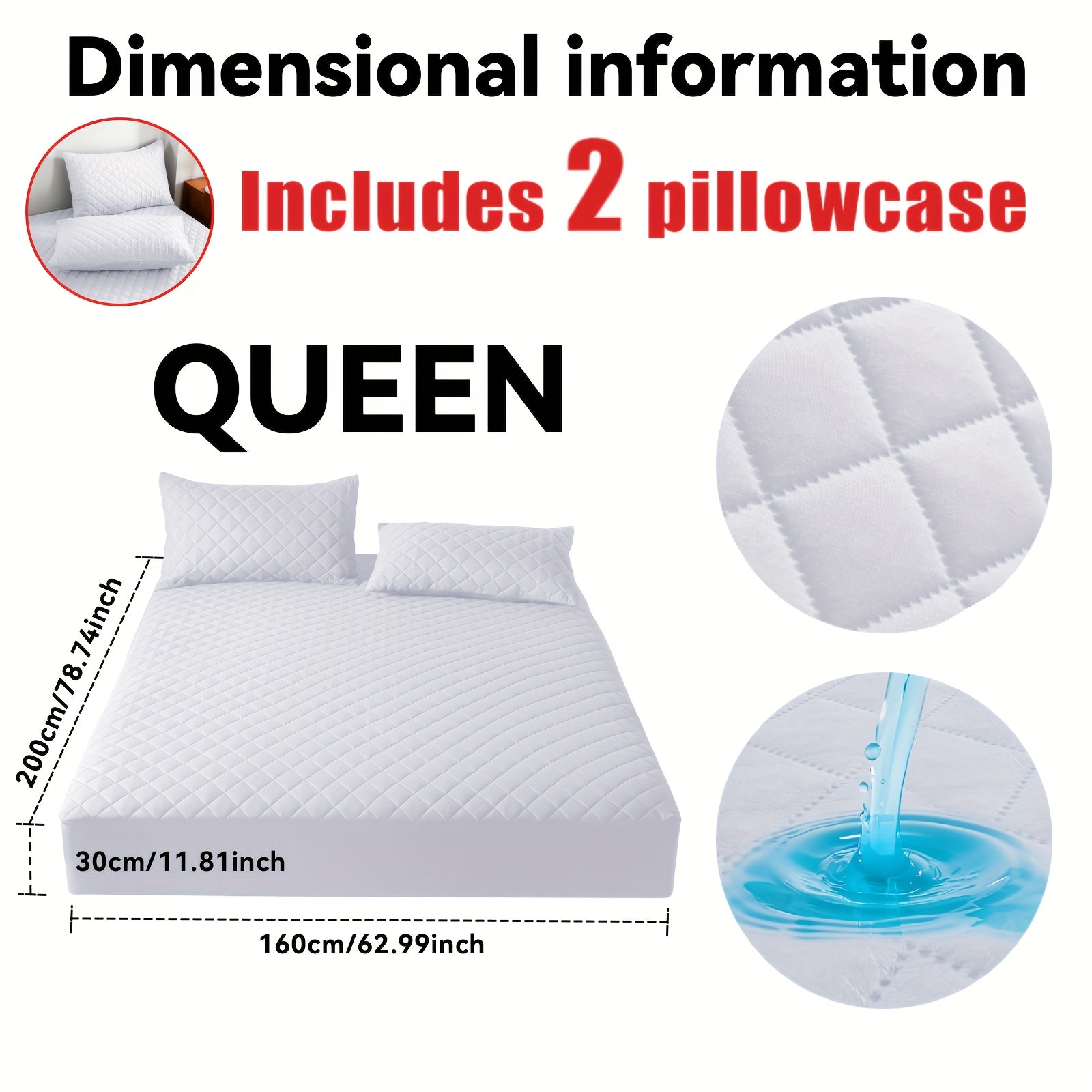 Juego de sábanas ajustables multicolor de 2/3 piezas, protector de colchón, juego de sábanas ajustables antideslizantes, protector completo, uso para hotel, hogar, habitación de invitados, dormitorio, cobertura de tamaño completo