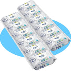 Toallitas Húmedas, Cuidado e Hidratación Profunda, Fibras Ultrasuaves ideales para Piel Sensible, Perfume Fresco, Packs de 3/6/9/12 Unidades, 360/720/1080/1440 Toallitas - Bestline