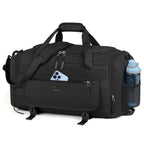Bolsa de deportes y de viaje para hombre y mujer de 40L y 55L, bolsa deportiva grande con compartimento para zapatillas y compartimento para artículos mojados, bolsa de entrenamiento, bolsa de gimnasio y fitness, bolsa de deportes escolar, equipaje de man