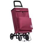 Carrito de Compra Plegable con Bolsa Térmica \Impermeable y 4 Ruedas,Ligero, 94x44x38cm,40 litros,Resistente y Reutilizable,Carro de Compra Plegable, 4 Ruedas de Alta Resistencia,Carro Compra. (COMPRA-002)