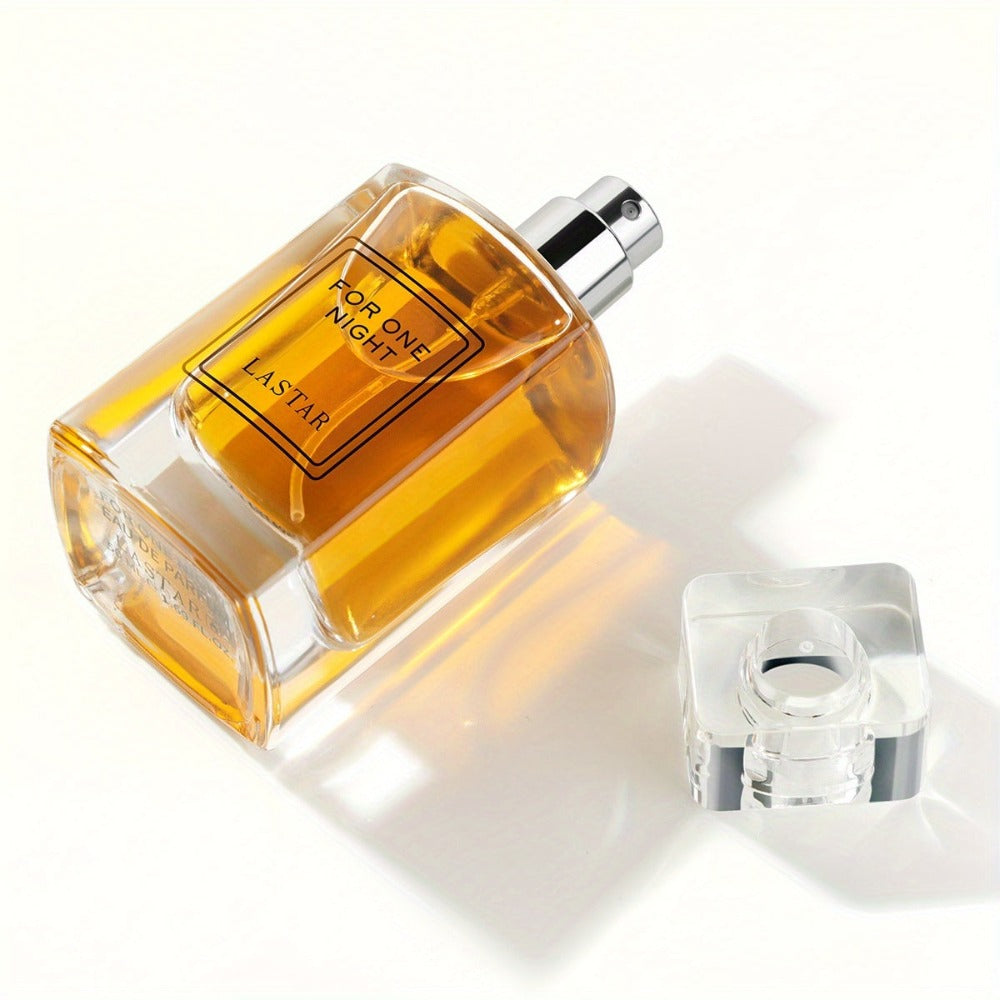 Perfume amaderado para hombre de 50 ml, cedro y pachulí, color ámbar, frasco de cristal exquisito, perfume de larga duración, para realzar el ambiente, adecuado para citas y fiestas, un regalo de festividades para tu novio