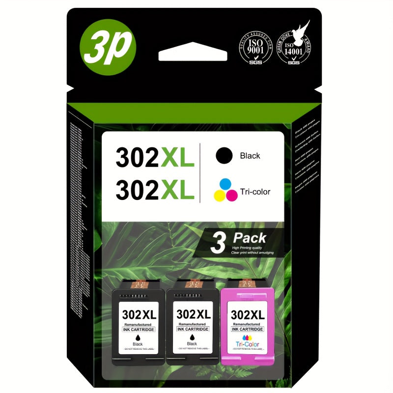 Cartuchos de repuesto para impresora HP 302 Multipack para HP 302 XL Deskjet 3630 3636 3638 3639 1110 2130 3633 Envy 4525 4520 4522 4527 Officejet 3831 3830 3833 5230