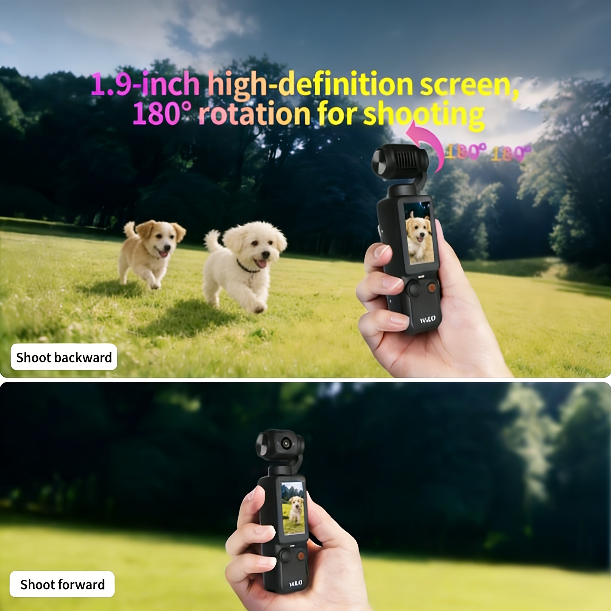 Cámara digital para fotografía y vídeo | 4.83 cm y 2000 mAh