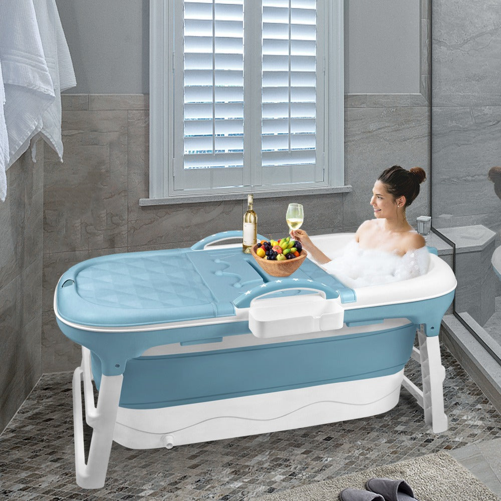 Bañera plegable portátil para adultos plegable portátil | Baño, balcón y espacios reducidos