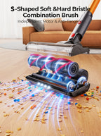 Aspiradora escoba | Laresar V7 Aspiradora Inalámbrica 44900Pa/500W Aspiradoras para el Hogar 60 Minutos Autoportante Anti-Enredos Aspiradoras de