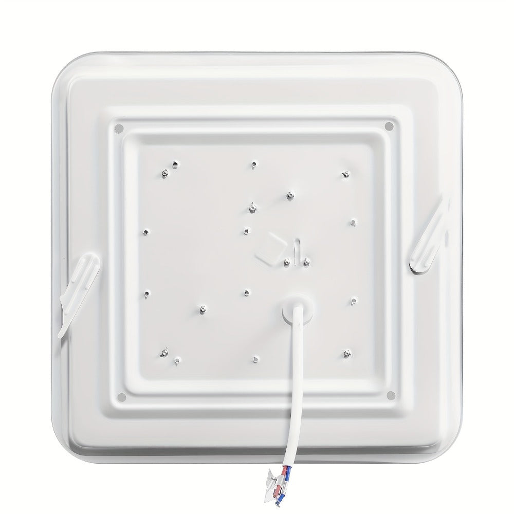 Lámpara de techo | Lámpara de techo LED cuadrada 18W 24W 36W 48W blanco frío 6500k, iluminación interior para dormitorio, sala de estar, cocina