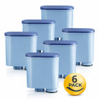 Paquete de 4/6 Filtros de Agua de Repuesto para Philips AquaClean CA6903/10 CA6903/22, Compatible con Máquinas de Café Automáticas Saeco y Philips
