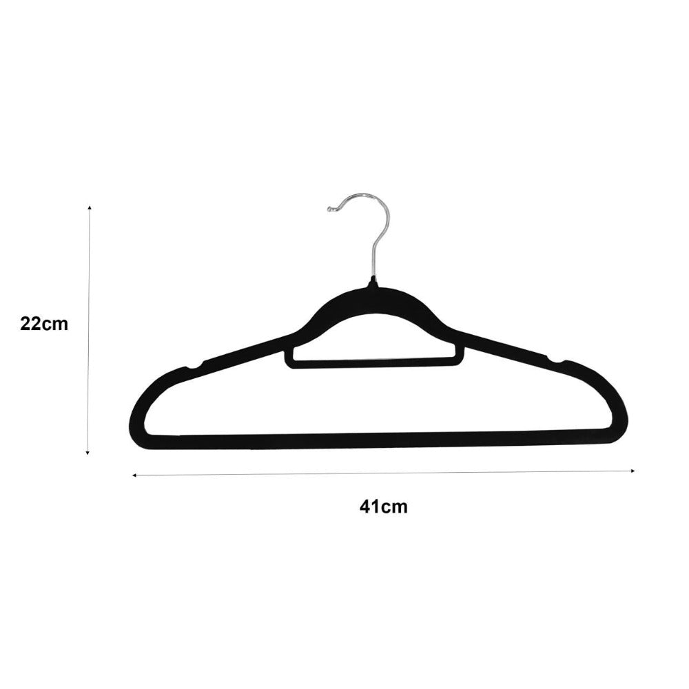 Perchas de Terciopelo Antideslizantes Ultra Finas con Gancho Giratorio 360 Grados para Ropa Nyana Home – Pack de 20, 30, 50, 100 o 150 Unidades – Perchas Delgadas de Alta Resistencia con Diseño Antideslizante para Camisas, Pantalones, Blusas y Vestidos –