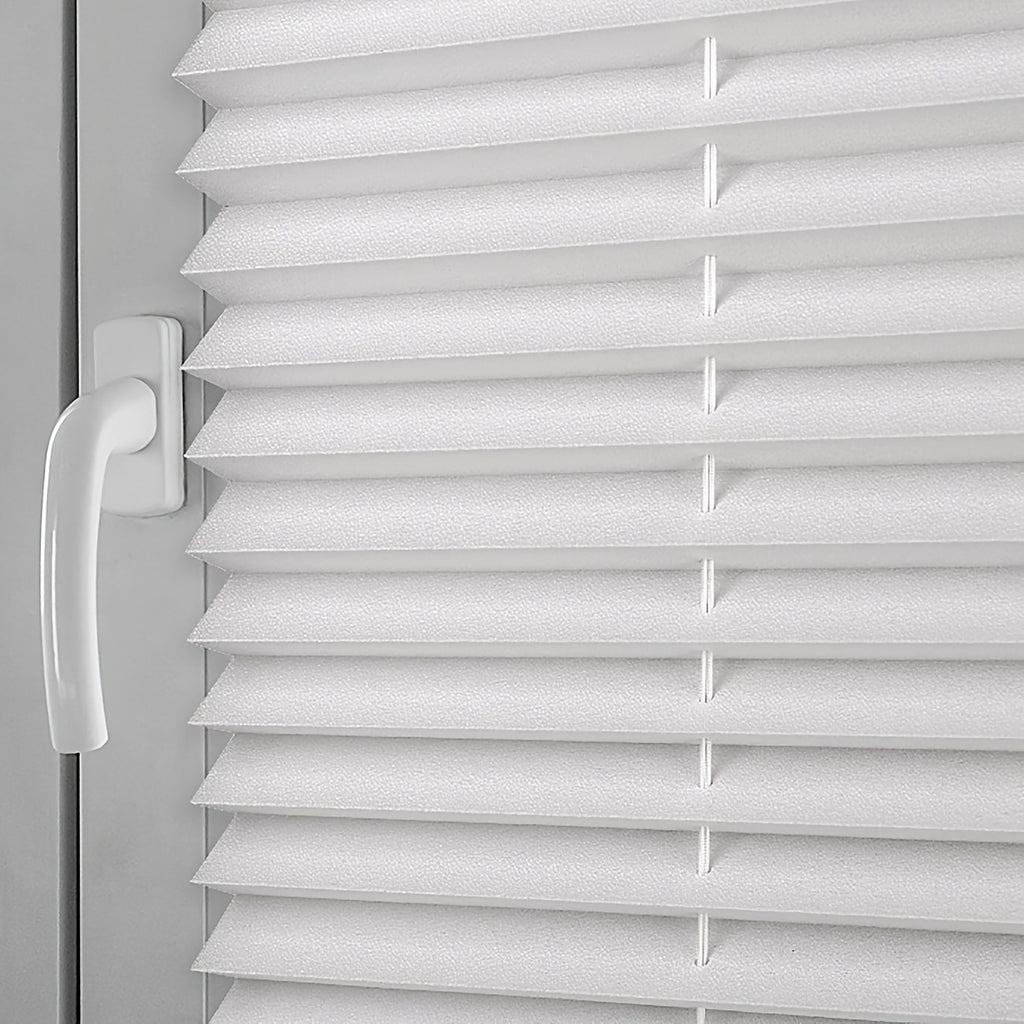 Estor enrollable | Persianas opacas plisadas con cordón Sekey para cubrir ventanas - Instalación sin taladro, estores enrollables de bloqueo con