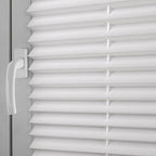Estor enrollable | Persianas opacas plisadas con cordón Sekey para cubrir ventanas - Instalación sin taladro, estores enrollables de bloqueo con