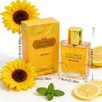 COCONUT SUNSHINE Eau De Parfum para Mujer - Aroma Tropical de Coco y Floral con Vainilla, para Uso Diario y Vacaciones, Perfume de Verano en Botella Amarillo Solana