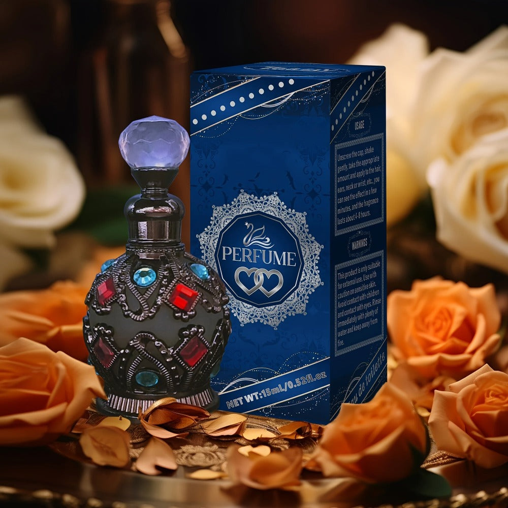 El perfume en aceite para mujer árabe comienza con una rica rosa, mezclado con vainilla cálida y notas amaderadas, desplegando tres capas de fragancia gradualmente. Agrega elegancia a los desplazamientos diarios, romance a las citas y glamour a las fiesta