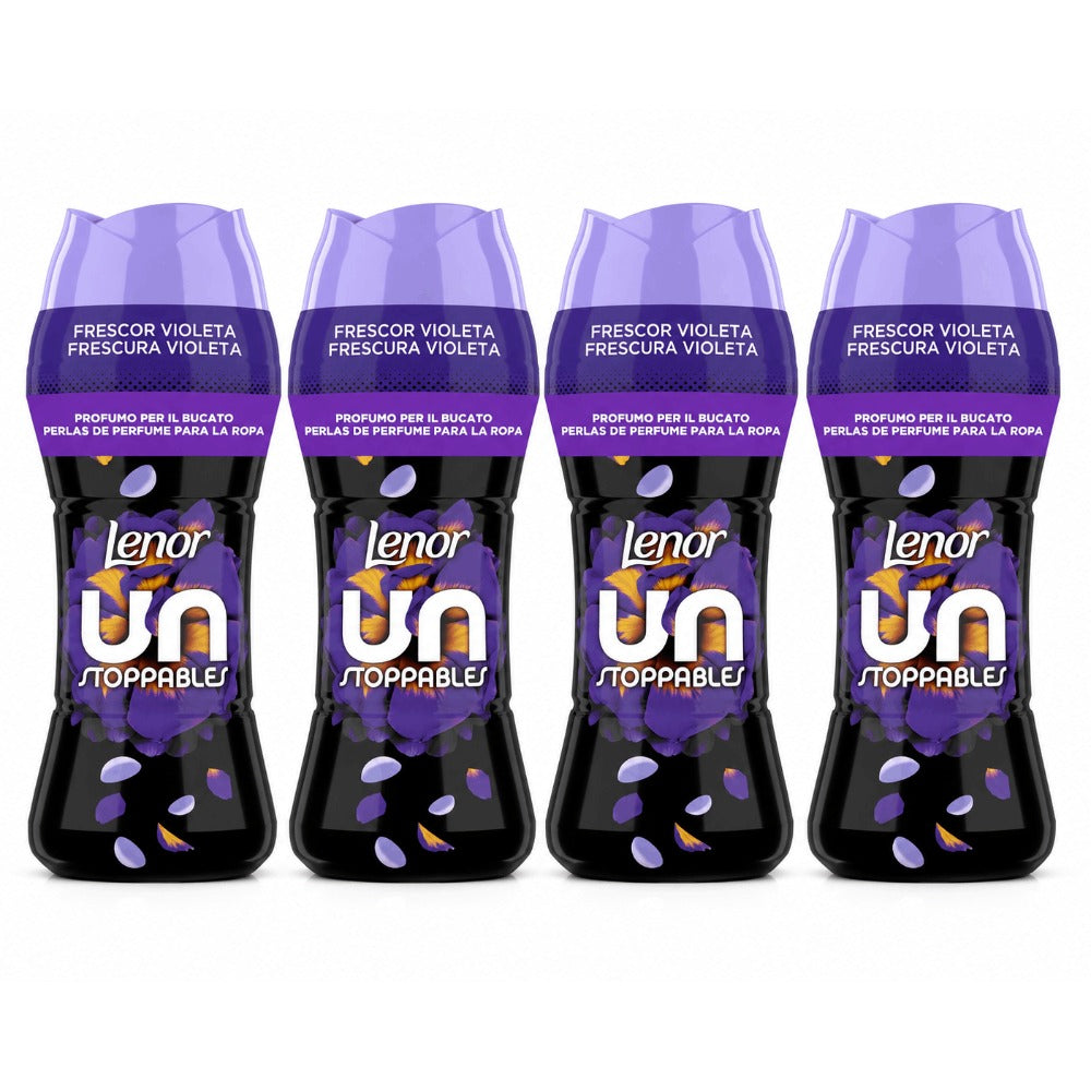 Lenor 3x270-Unstoppables Perlas Suavizante Perfumadas, Lavados, Potenciador de Frescor, Fragancia a Ariel -Lenor Unstoppables Perlas Suavizante de Perfume para la Ropa 4*195 Frescor para el Lavado Fragancia Fresca- 4*195 Frescor para el Lavado Fragancia V