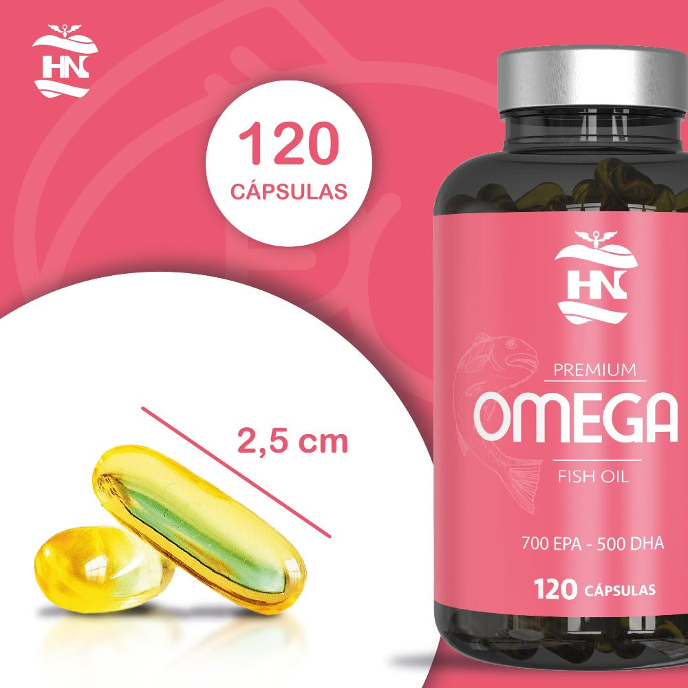 Omega 3 Aceite de Pescado 240 Cápsulas - 1000mg con EPA y DHA - Suministro para 4 Meses
