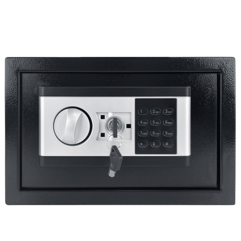Caja Fuerte para Muebles con Gabinete de Acero, Incluye Cerradura y Llaves, con Puerta de Acero Colgante, Caja Fuerte de Pared para Seguridad