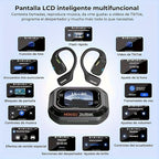 Auriculares con traducción IA en tiempo real multifuncional | Viajes, negocios y comunicación