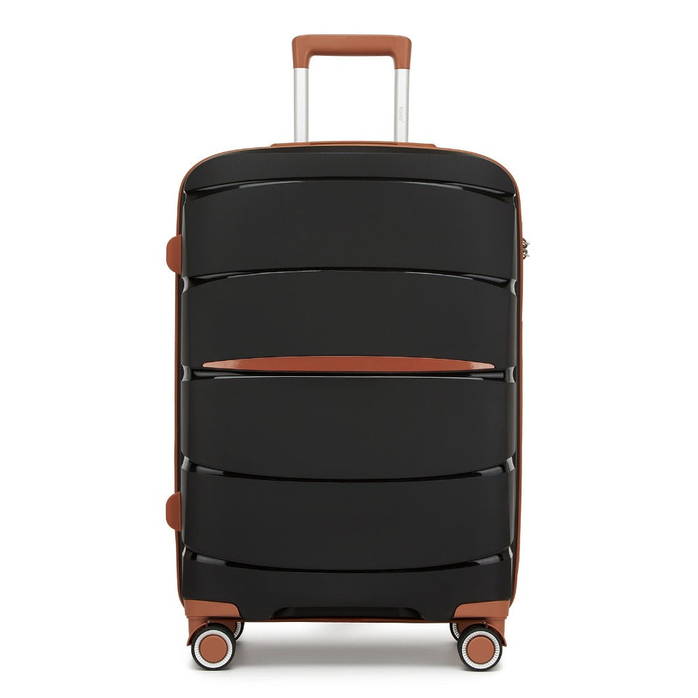 1/3 piezas de 20 pulgadas, 24 pulgadas y 28 pulgadas, maleta KONO, carrito, estuche de viaje - polipropileno, ligero, carcasa dura, 4 ruedas giratorias dobles y cerradura TSA