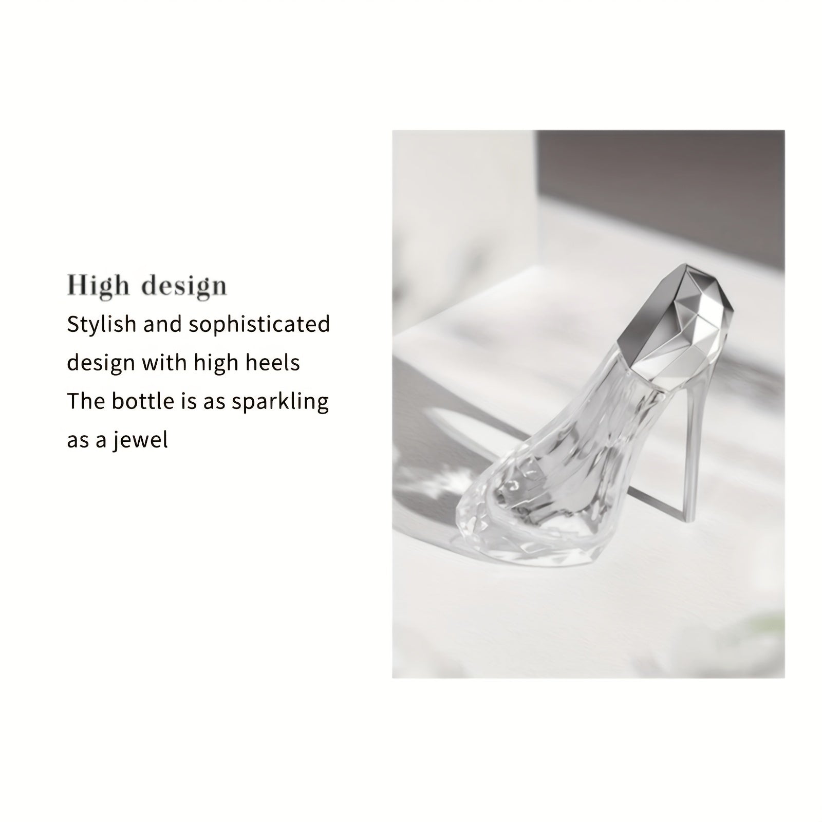 Perfume de estilo tacón alto Eau de Parfum en spray, fragancia natural de té blanco, perfume personal duradero y encantador para mujer de 30 ml