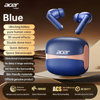 Auriculares Bluetooth | Auriculares inalámbricos Acer OHR548 con cancelación de ruido de mar profundo de 52 dB, diseño intrauditivo, tecnología