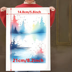 Papel de acuarela de 300 g, pulpa de textura medianamente rugosa, varios tamaños, teñido de halo uniforme, desarrollo de color completo, creación de pinturas de nivel de colección, especial para estudiantes de arte