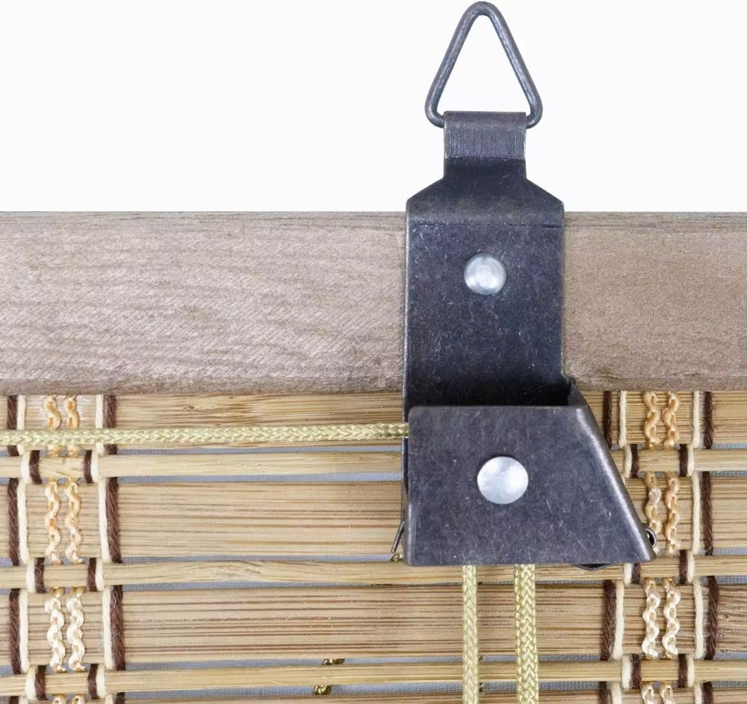 Cortina Persiana de Madera Incluye Accesorios, Estor de Bambú Enrollable para Ventana y Puerta (DIMENSIONES ANCHO X LARGO)